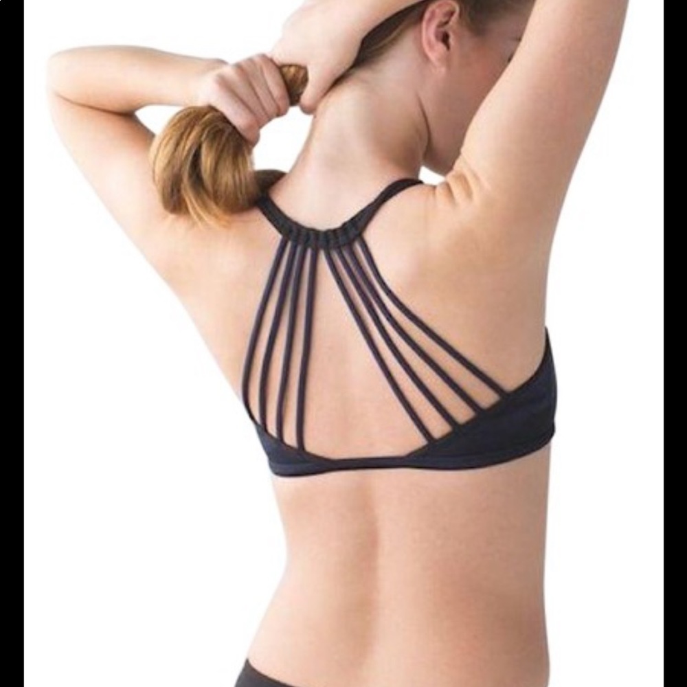 Lululemon Lighten Up Sports bra Black 8